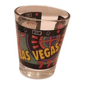 Las Vegas Shot Glass Nevada Casino Cards